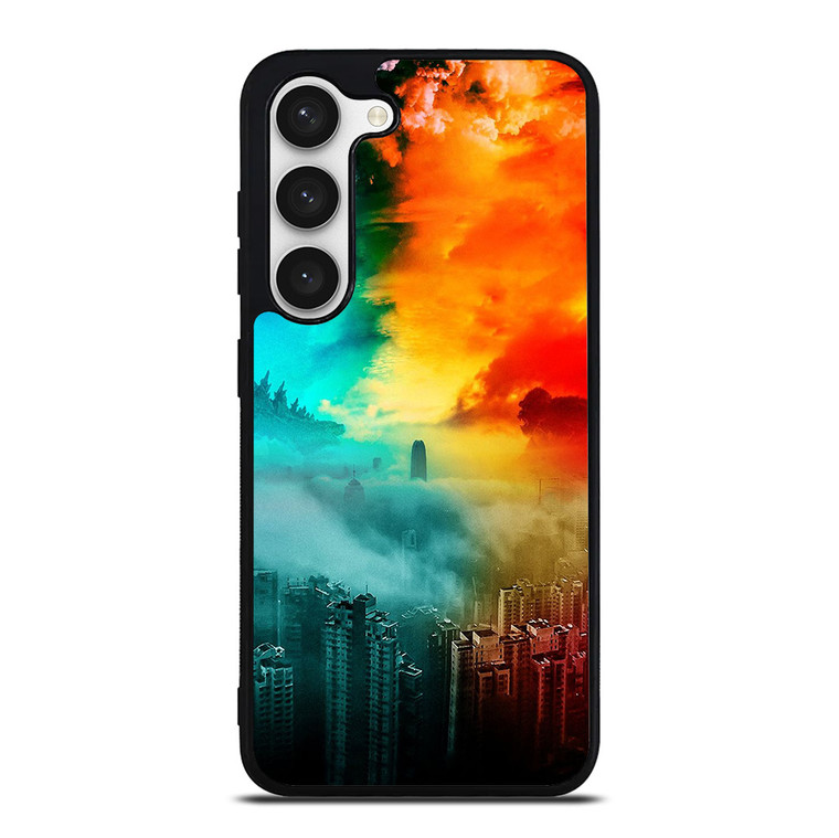 KINGKONG VS GODZILLA CITY Samsung Galaxy S23 Case Cover
