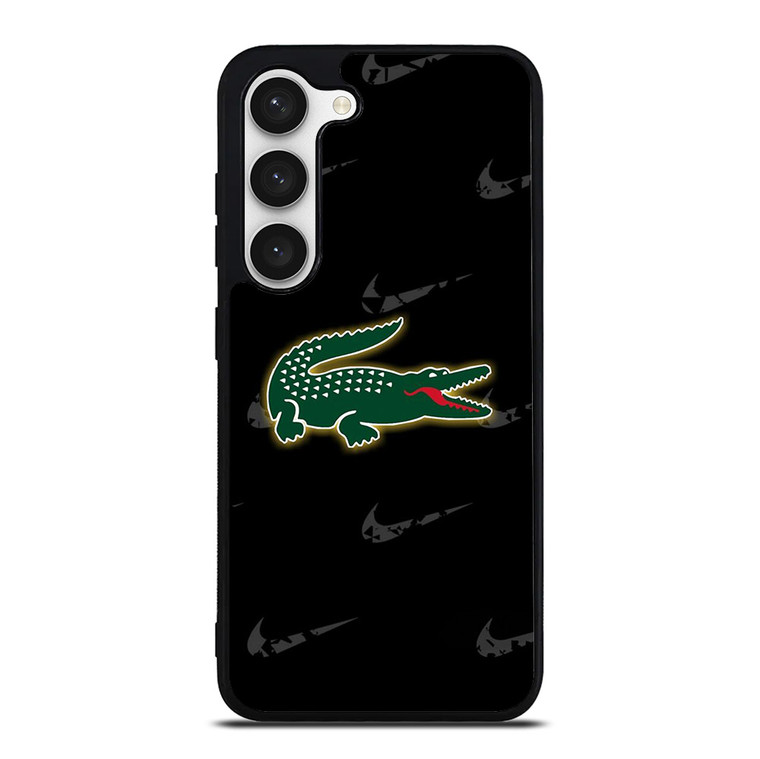 LACOSTE X NIKE PATTERN Samsung Galaxy S23 Case Cover LACOSTE X NIKE PATTERN Samsung Galaxy S23 Case Cover