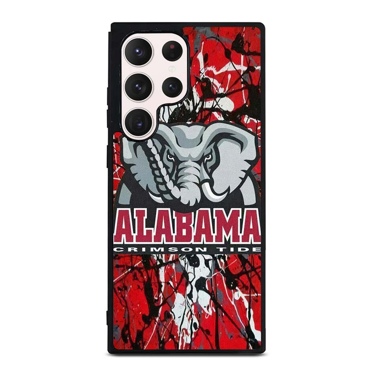 ALABAMA CRIMSON TIDE SPLASHED LOGO Samsung Galaxy S23 Ultra Case Cover