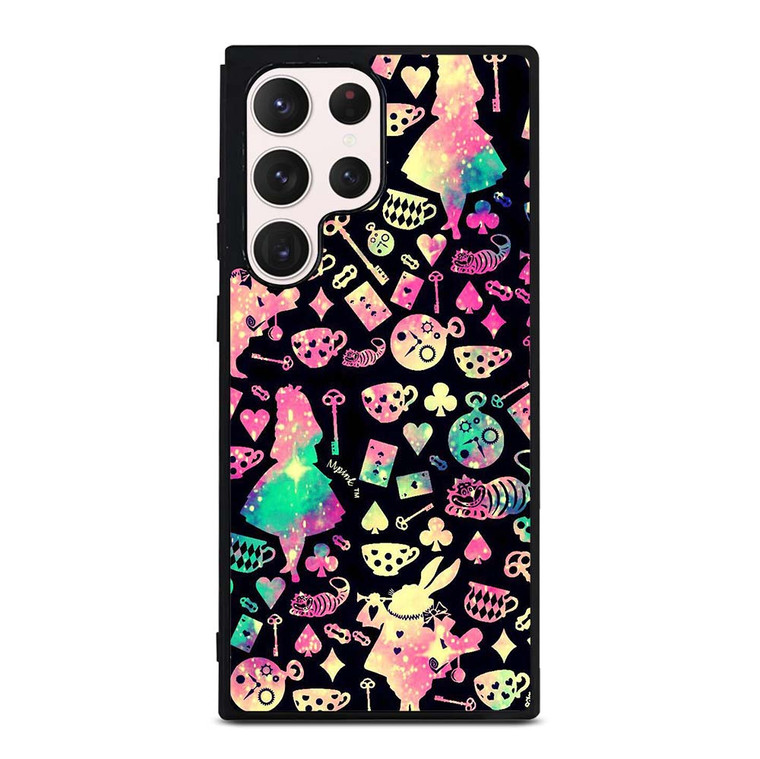 ALICE IN WONDERLAND COLLAGE Samsung Galaxy S23 Ultra Case Cover ALICE IN WONDERLAND COLLAGE Samsung Galaxy S23 Ultra Case Cover