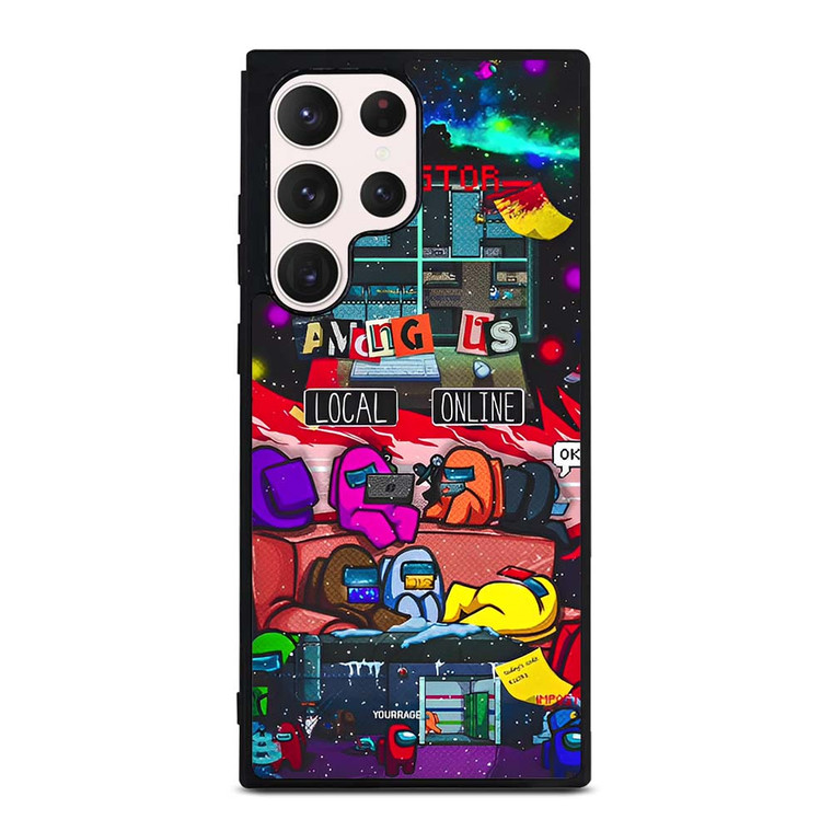 AMONG US LOCAL ONLINE Samsung Galaxy S23 Ultra Case Cover
