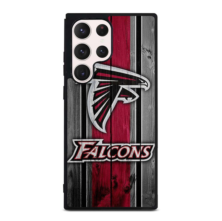 ATLANTA FALCONS WOODEN LOGO Samsung Galaxy S23 Ultra Case Cover