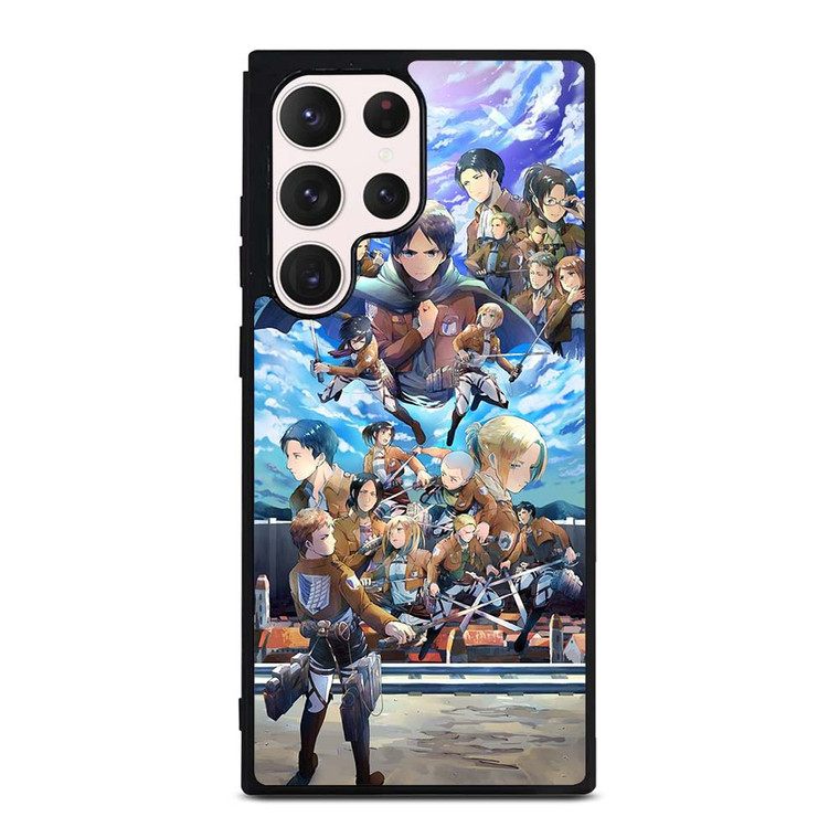 ATTACK ON TITAN ANIME CHARACTER Samsung Galaxy S23 Ultra Case Cover