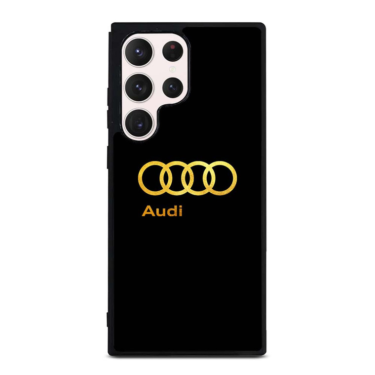 AUDI CAR GOLD LOGO Samsung Galaxy S23 Ultra Case Cover