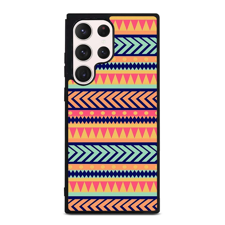 AZTEC TRIBAL PATTERN Samsung Galaxy S23 Ultra Case Cover