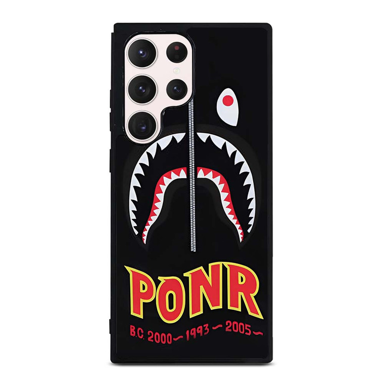 BAPE BATHING APE X PONR Samsung Galaxy S23 Ultra Case Cover