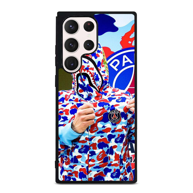 BAPE CAMO PARIS SAINT GERMAIN Samsung Galaxy S23 Ultra Case Cover