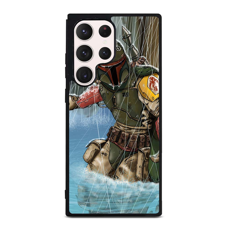 BOBA FETT STAR WARS CARTOON Samsung Galaxy S23 Ultra Case Cover