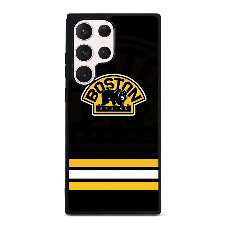 BOSTON BRUINS LOGO STRIPED Samsung Galaxy S23 Ultra Case Cover BOSTON BRUINS LOGO STRIPED Samsung Galaxy S23 Ultra Case Cover