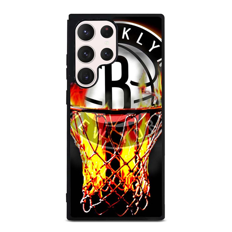 BROOKLYN NETS BASKETBALL RING Samsung Galaxy S23 Ultra Case Cover