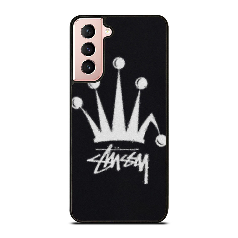STUSSY FUZZY REGAL CROWN Samsung Galaxy S21 Case Cover