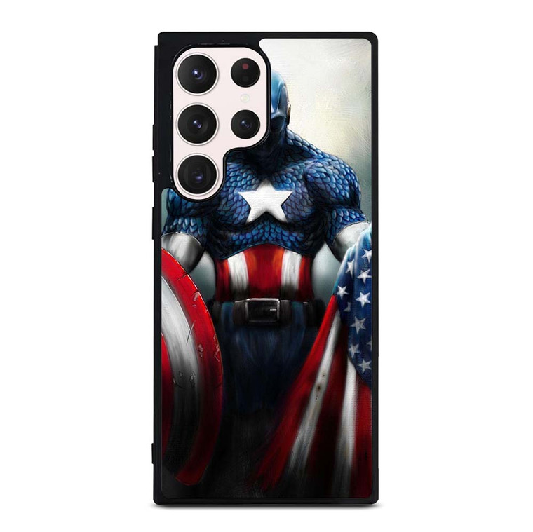 CAPTAIN AMERICA MARVEL ART Samsung Galaxy S23 Ultra Case Cover