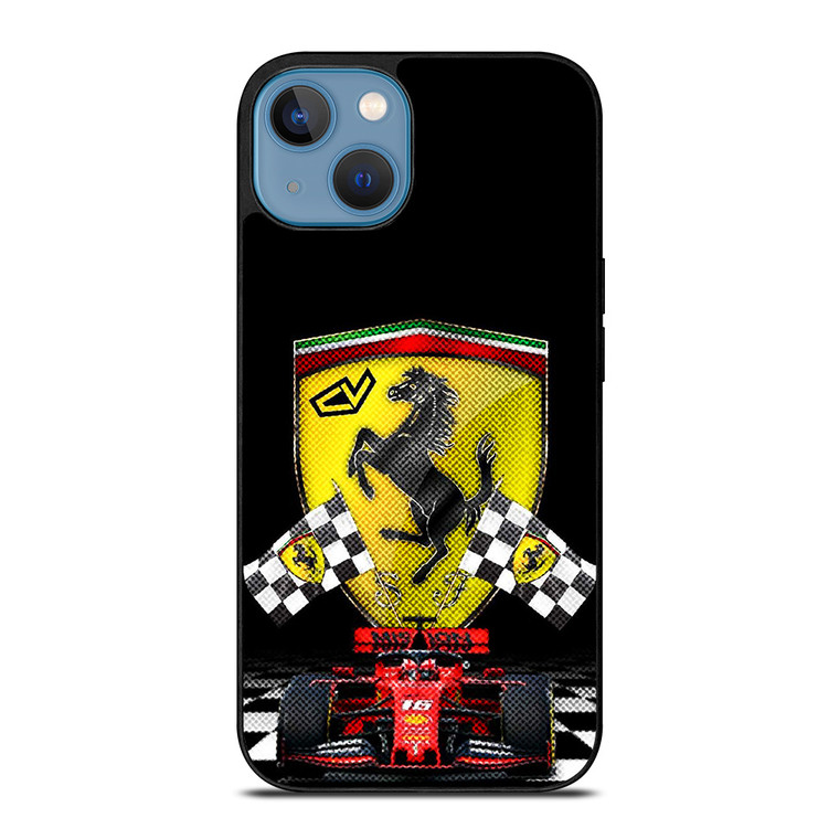 CHARLES LECLERC FERRARI FORMULA ONE F1 RACING 4 iPhone 13 Case Cover