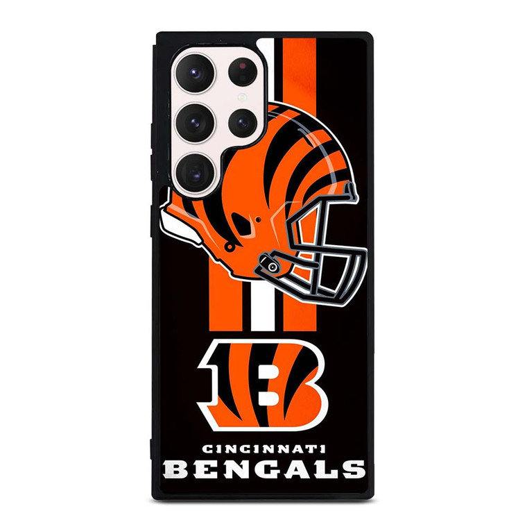 CINCINNATI BENGALS NFL HELMET Samsung Galaxy S23 Ultra Case Cover