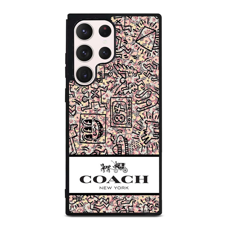 COACH NEW YORK ABSTRACK Samsung Galaxy S23 Ultra Case Cover
