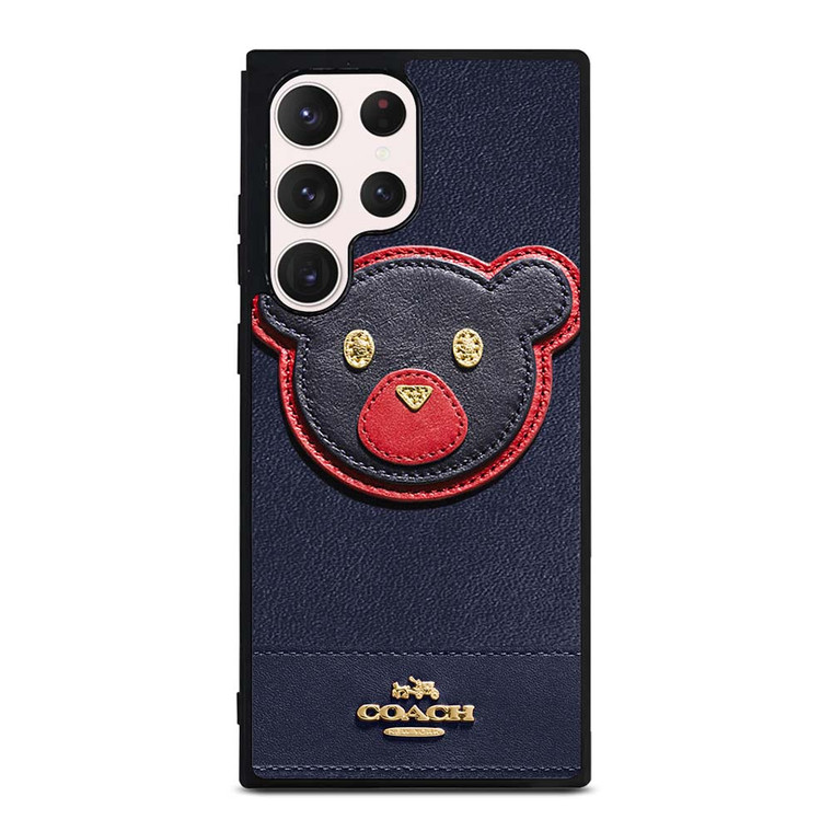 COACH NEW YORK BEAR Samsung Galaxy S23 Ultra Case Cover