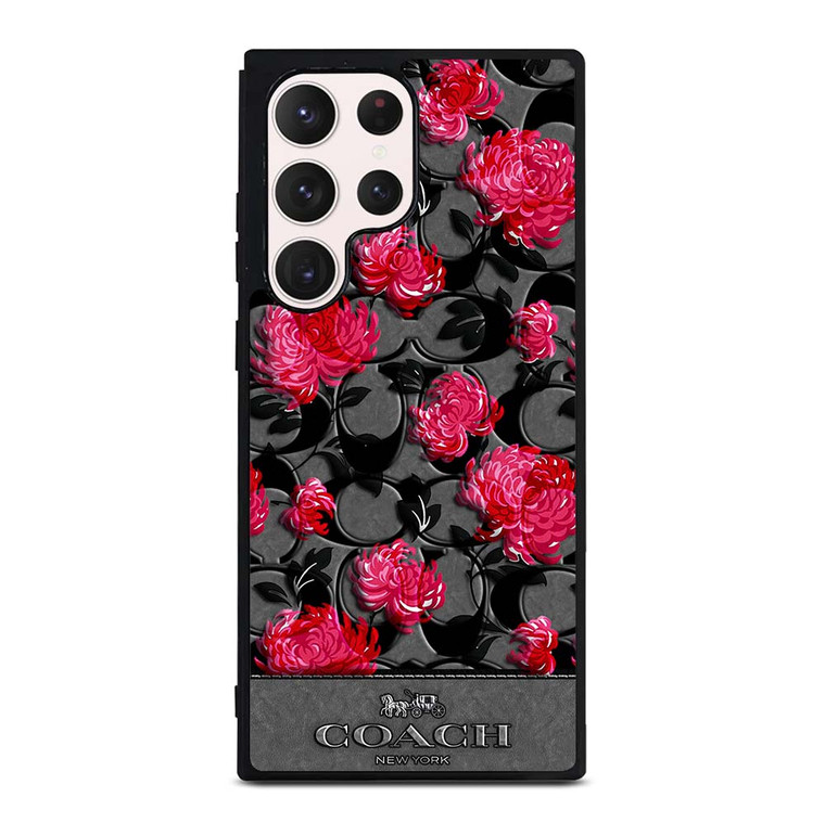 COACH NEW YORK FLOWER 3 Samsung Galaxy S23 Ultra Case Cover COACH NEW YORK FLOWER 3 Samsung Galaxy S23 Ultra Case Cover
