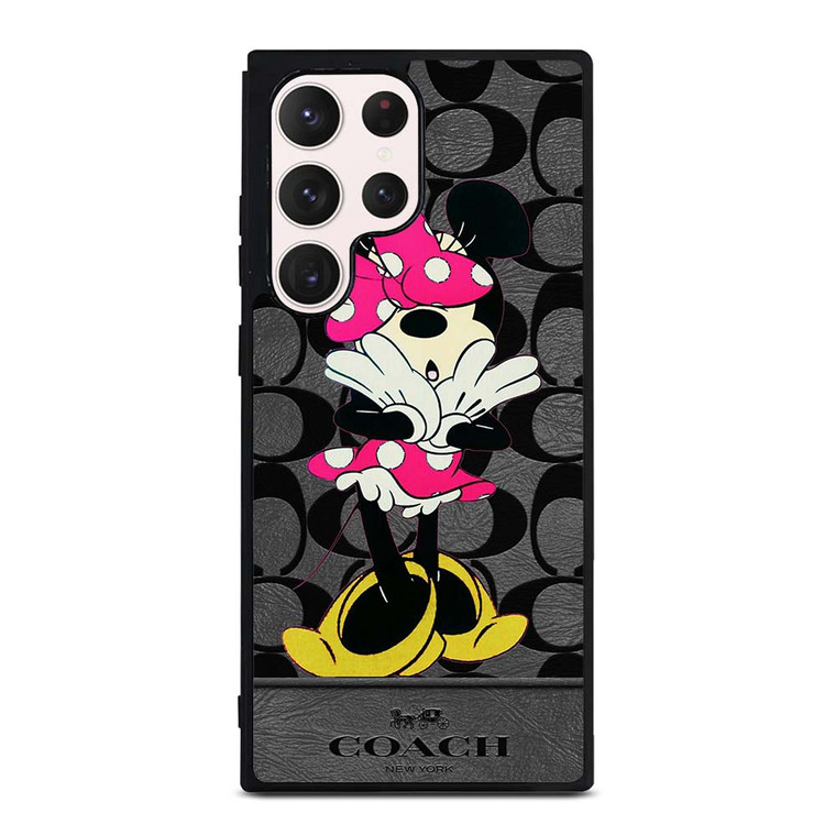 COACH NEW YORK MINNIE MOUSE Samsung Galaxy S23 Ultra Case Cover COACH NEW YORK MINNIE MOUSE Samsung Galaxy S23 Ultra Case Cover