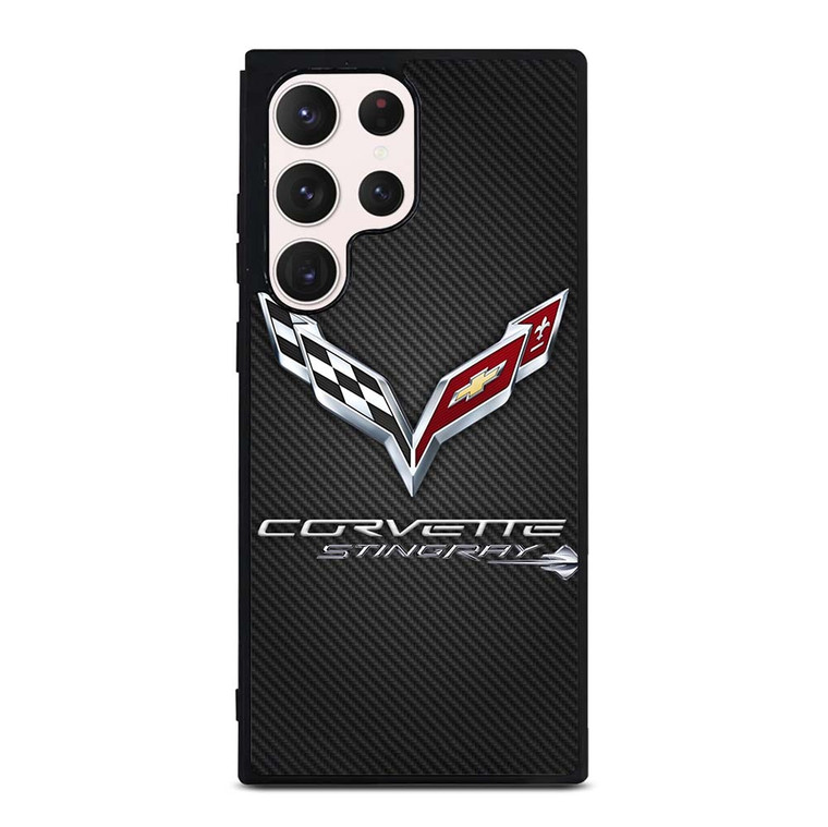 CORVETTE STINGRAY C7 CARBON LOGO Samsung Galaxy S23 Ultra Case Cover