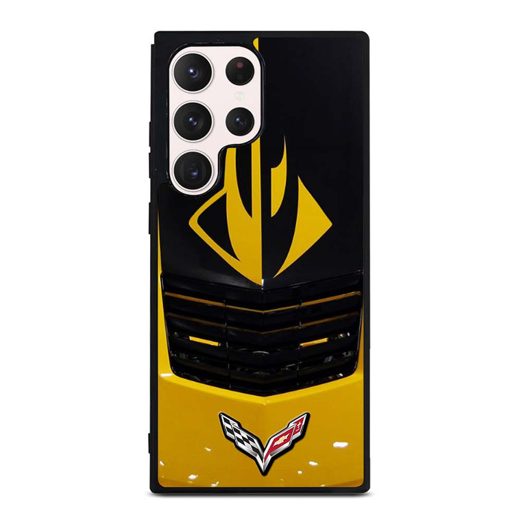 CORVETTE STINGRAY YELLOW GRILLES Samsung Galaxy S23 Ultra Case Cover