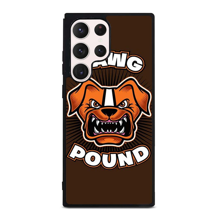 DAWG POUND CLEVELAND BROWNS Samsung Galaxy S23 Ultra Case Cover
