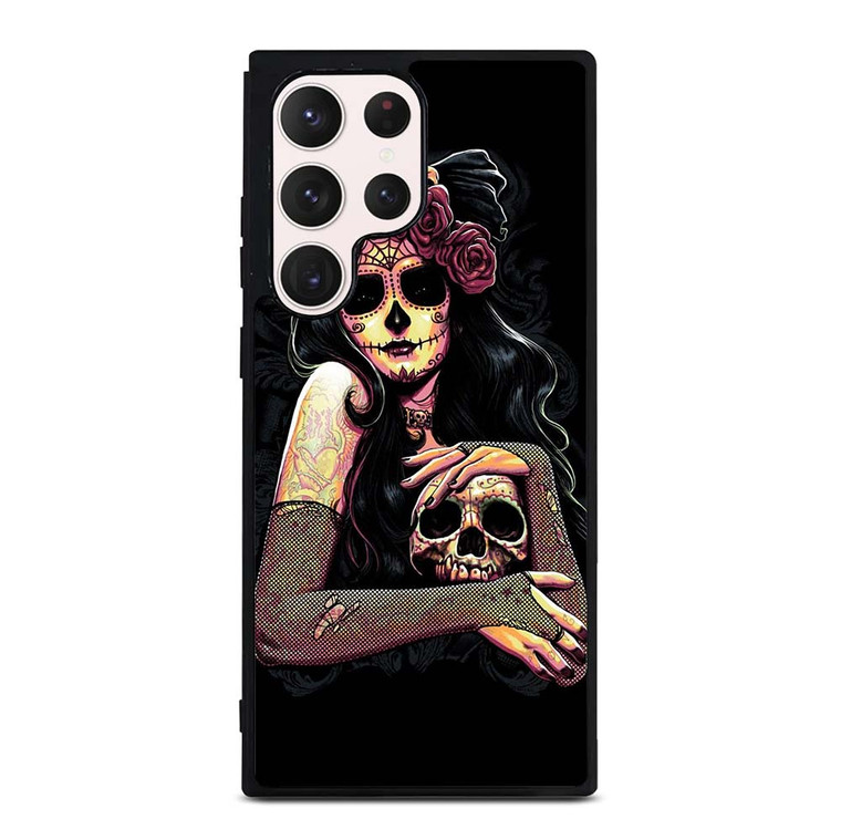 DAY OF THE DEAD ART Samsung Galaxy S23 Ultra Case Cover