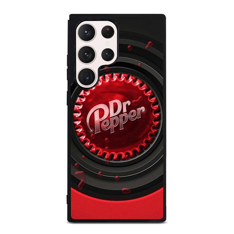 DR PEPPER SODA RED BLACK Samsung Galaxy S23 Ultra Case Cover