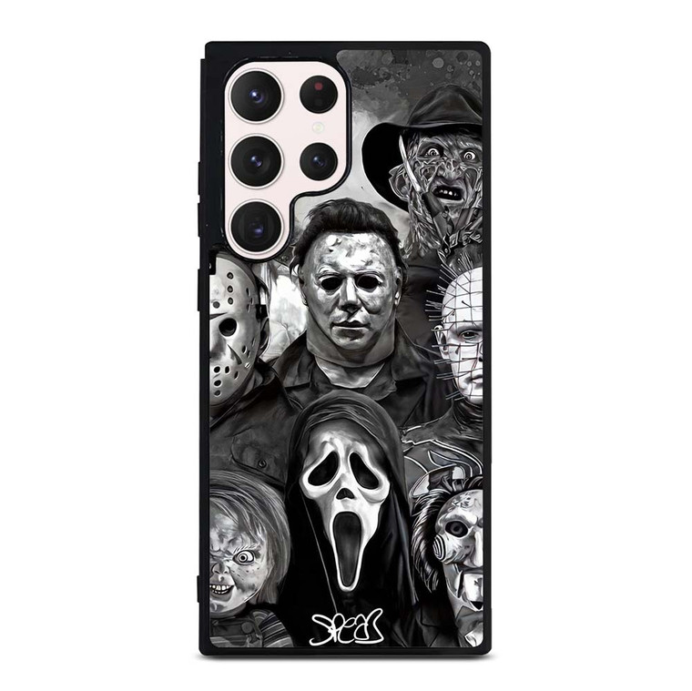 FAMOUS HORROR COLLAGE Samsung Galaxy S23 Ultra Case Cover