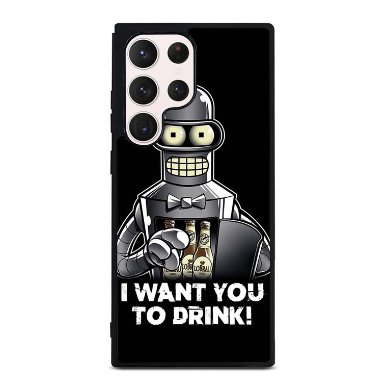 FUTURAMA BENDER QUOTE Samsung Galaxy S23 Ultra Case Cover