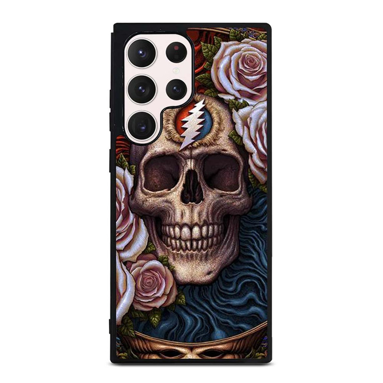 GRATEFUL DEAD SKULL AND ROSE LOGO Samsung Galaxy S23 Ultra Case Cover
