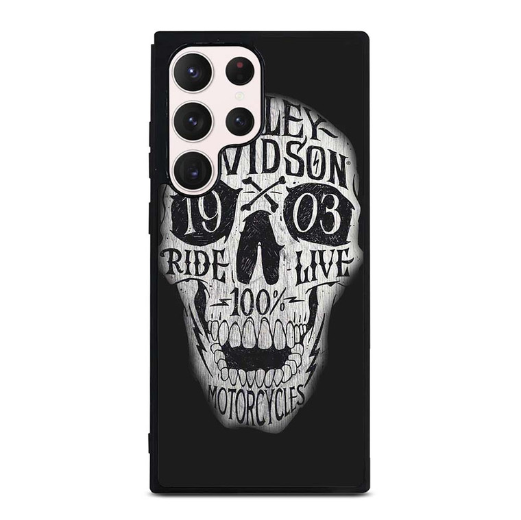 HARLEY DAVIDSON 1903 SKULL Samsung Galaxy S23 Ultra Case Cover