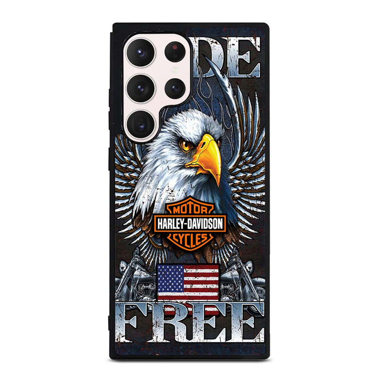 HARLEY DAVIDSON FREE RIDE EAGLE Samsung Galaxy S23 Ultra Case Cover