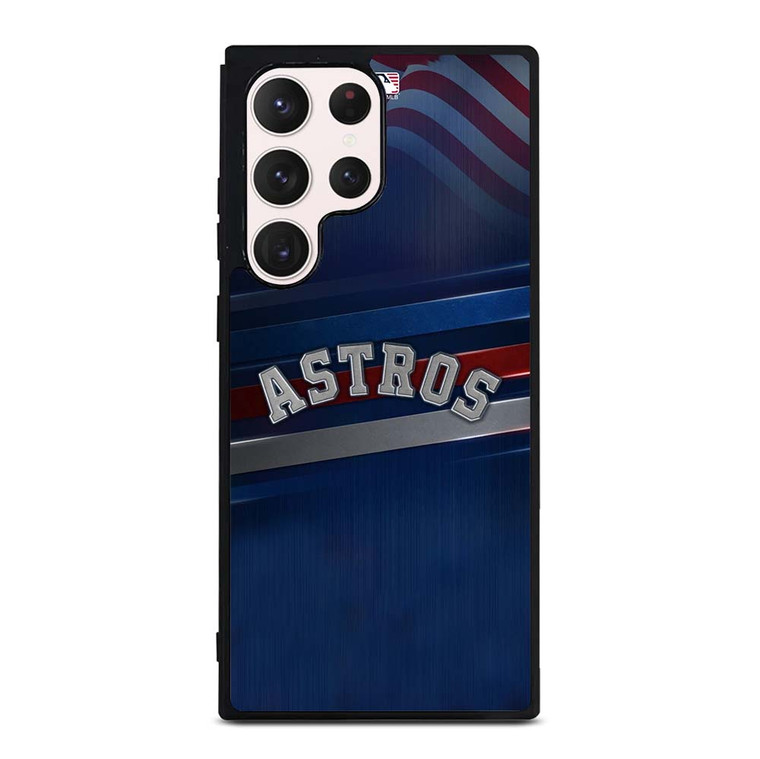 HOUSTON ASTROS AMERICAN FLAG Samsung Galaxy S23 Ultra Case Cover