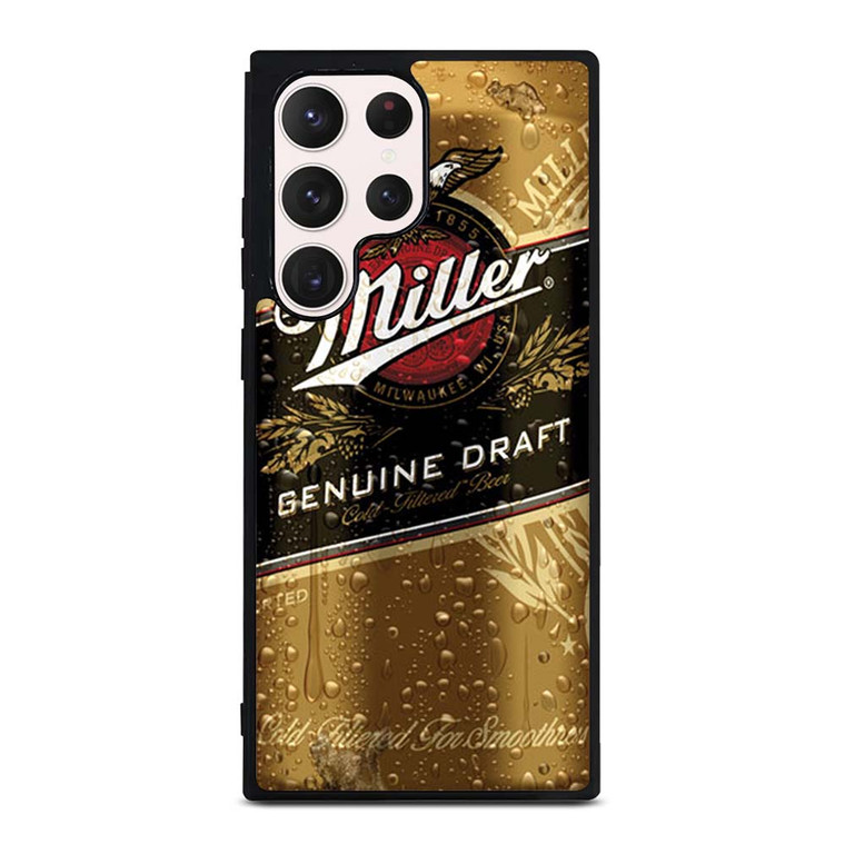 ICED MILLER GENUINE DRAFT BEER CAN Samsung Galaxy S23 Ultra Case Cover