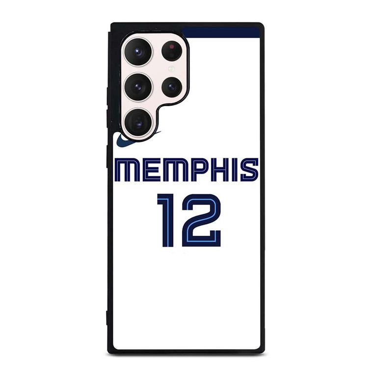 JA MORANT MEMPHIS GRIZZLIES WHITE Samsung Galaxy S23 Ultra Case Cover