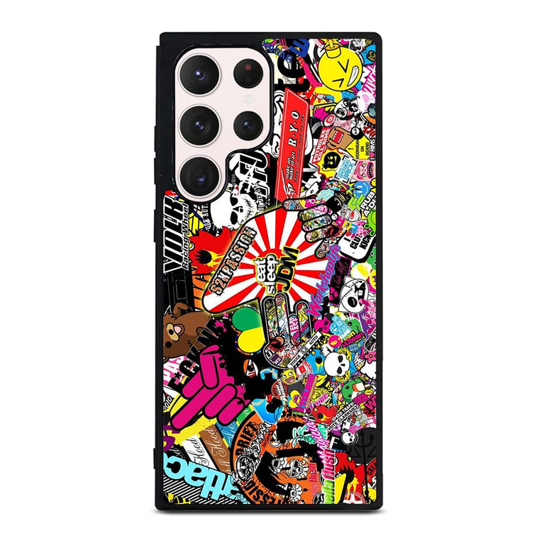 JDM STICKER BOMB COLLAGE Samsung Galaxy S23 Ultra Case Cover