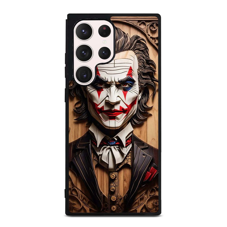 JOKER FACE WOOD Samsung Galaxy S23 Ultra Case Cover