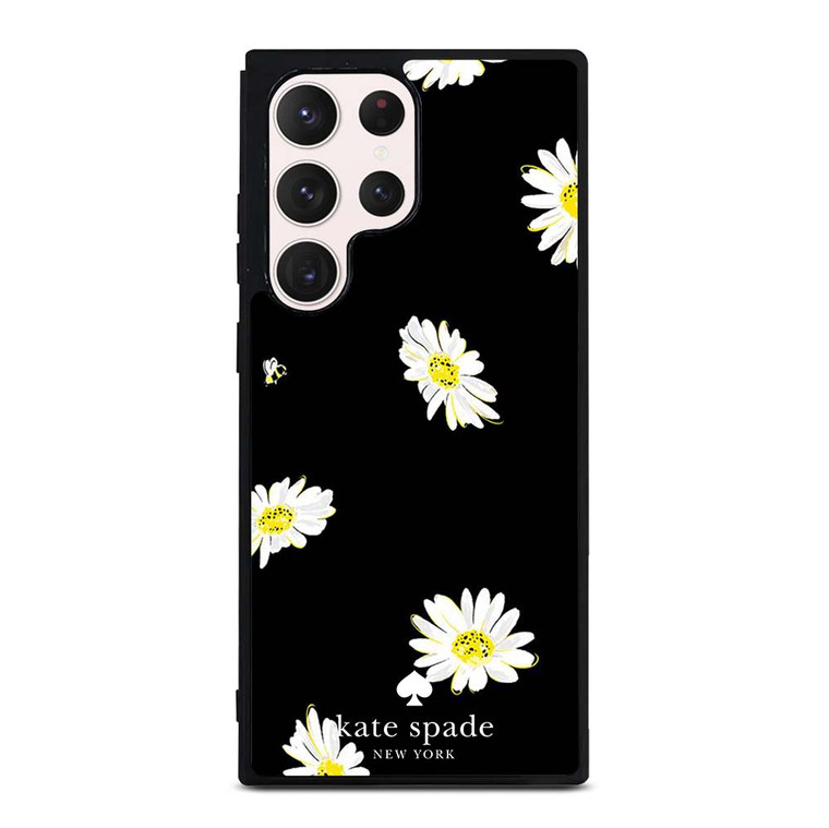 KATE SPADE FLOWER IN BLACK Samsung Galaxy S23 Ultra Case Cover