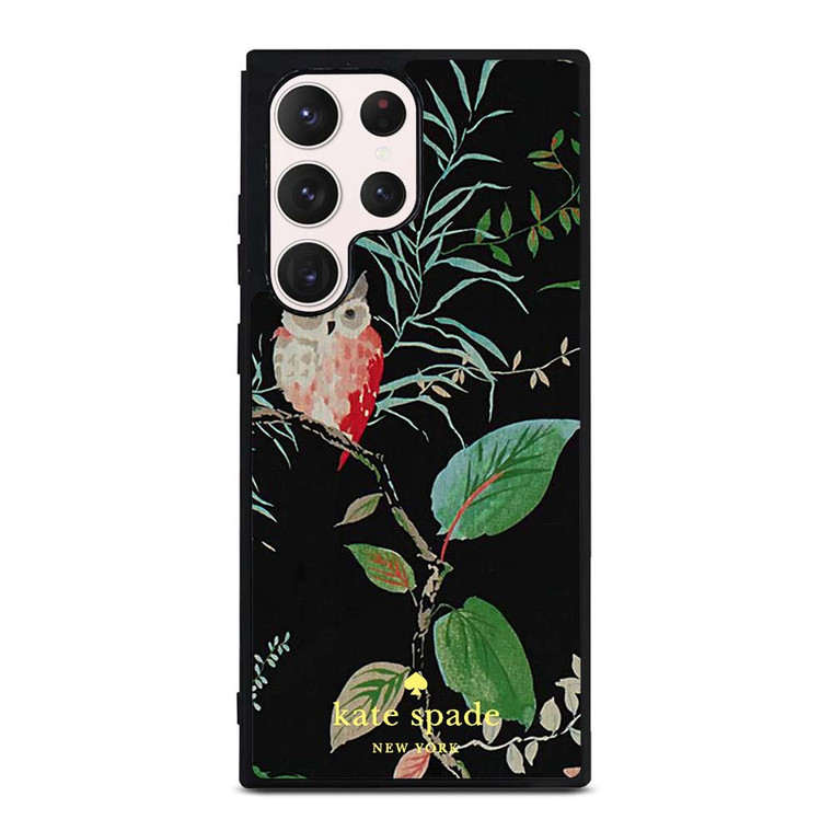 KATE SPADE OWLISH BLACK Samsung Galaxy S23 Ultra Case Cover