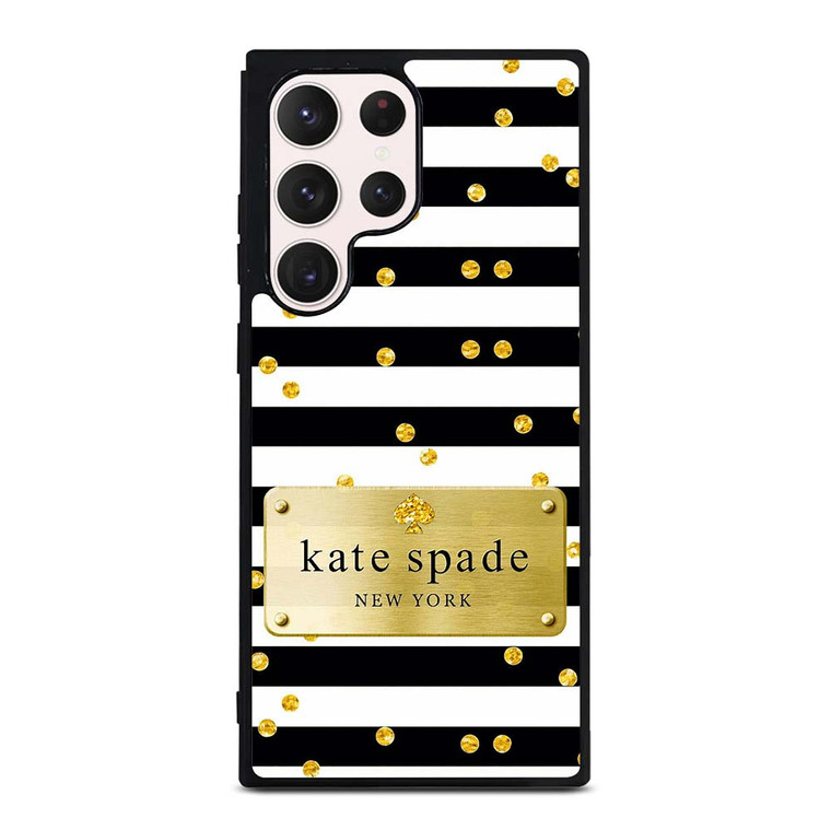 KATE SPADE POLKADOTS GOLD Samsung Galaxy S23 Ultra Case Cover