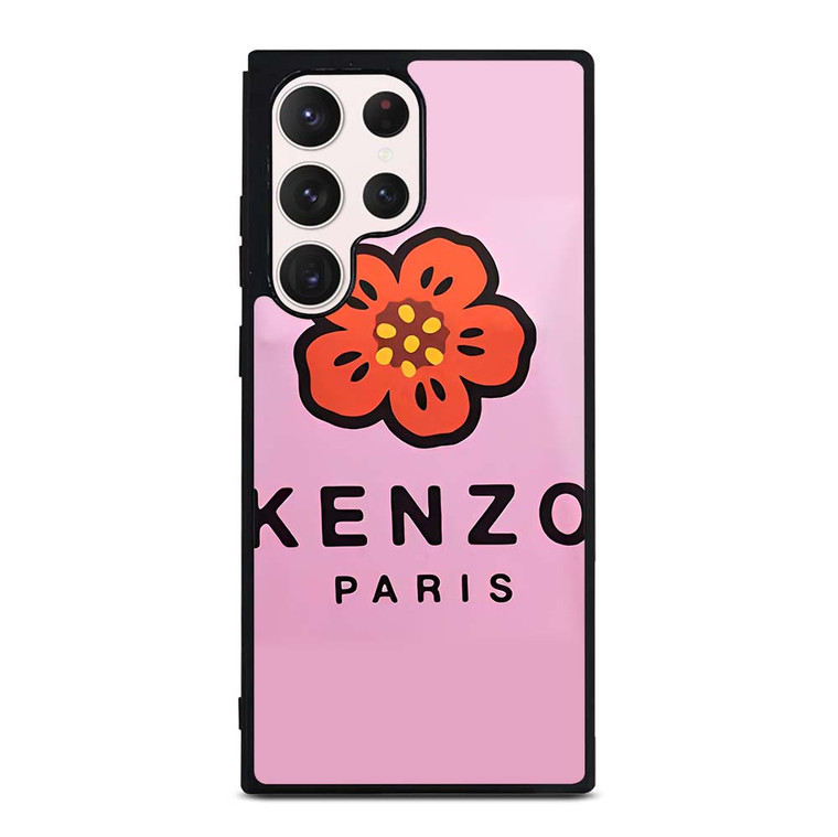 KENZO PARIS PINK FLOWER Samsung Galaxy S23 Ultra Case Cover