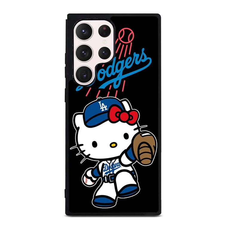 LA DODGERS HELLO KITTY BASEBALL Samsung Galaxy S23 Ultra Case Cover