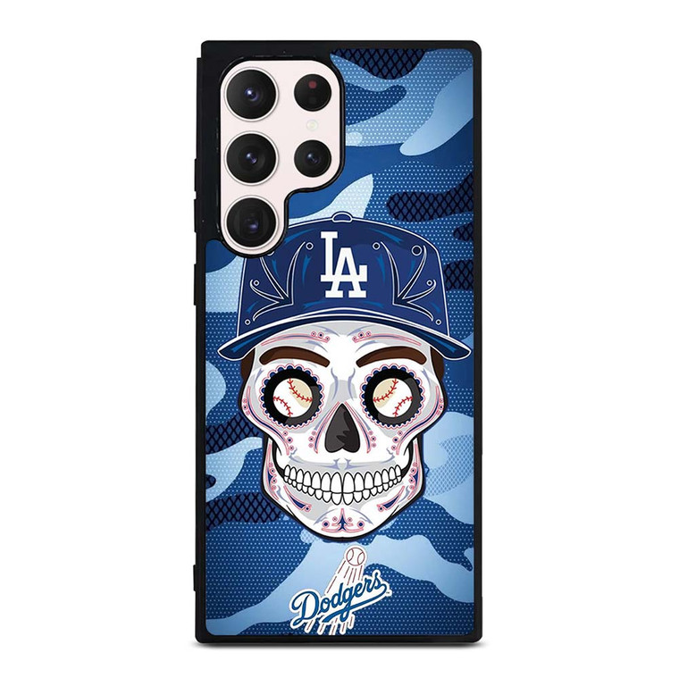 LA DODGERS SKULL CAMO Samsung Galaxy S23 Ultra Case Cover LA DODGERS SKULL CAMO Samsung Galaxy S23 Ultra Case Cover