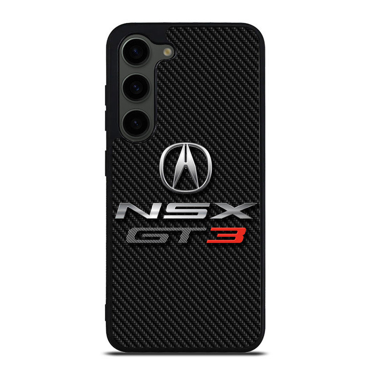 ACURA NSX GT3 LOGO CARBON Samsung Galaxy S23 Plus Case Cover
