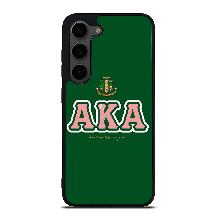 AKA PINK AND GREEN SIMPLE LOGO Samsung Galaxy S23 Plus Case Cover AKA PINK AND GREEN SIMPLE LOGO Samsung Galaxy S23 Plus Case Cover
