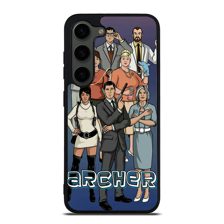 ARCHER CARTOON ALL CAST Samsung Galaxy S23 Plus Case Cover ARCHER CARTOON ALL CAST Samsung Galaxy S23 Plus Case Cover