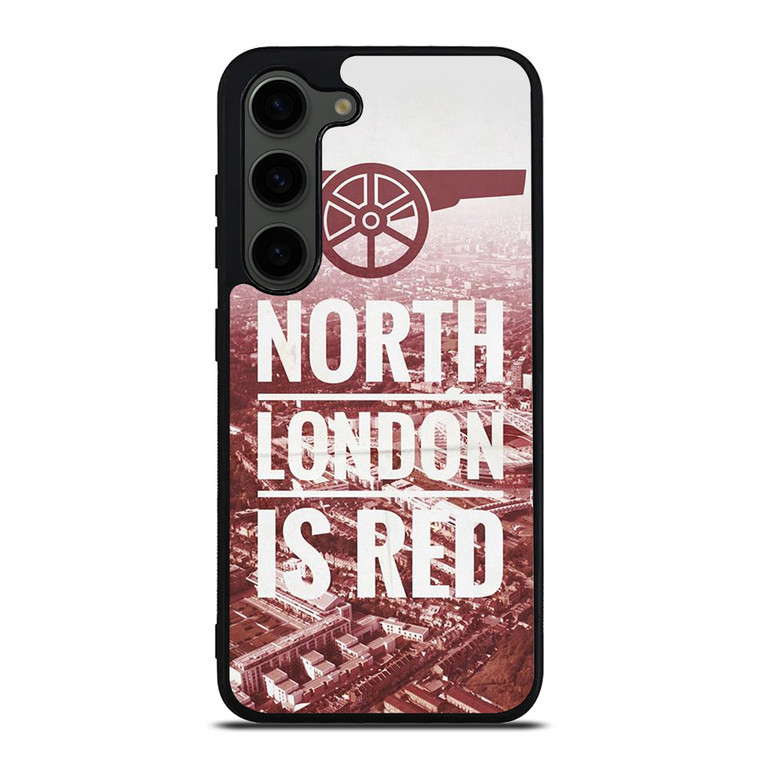 ARSENAL NORTH LONDON IS RED Samsung Galaxy S23 Plus Case Cover ARSENAL NORTH LONDON IS RED Samsung Galaxy S23 Plus Case Cover
