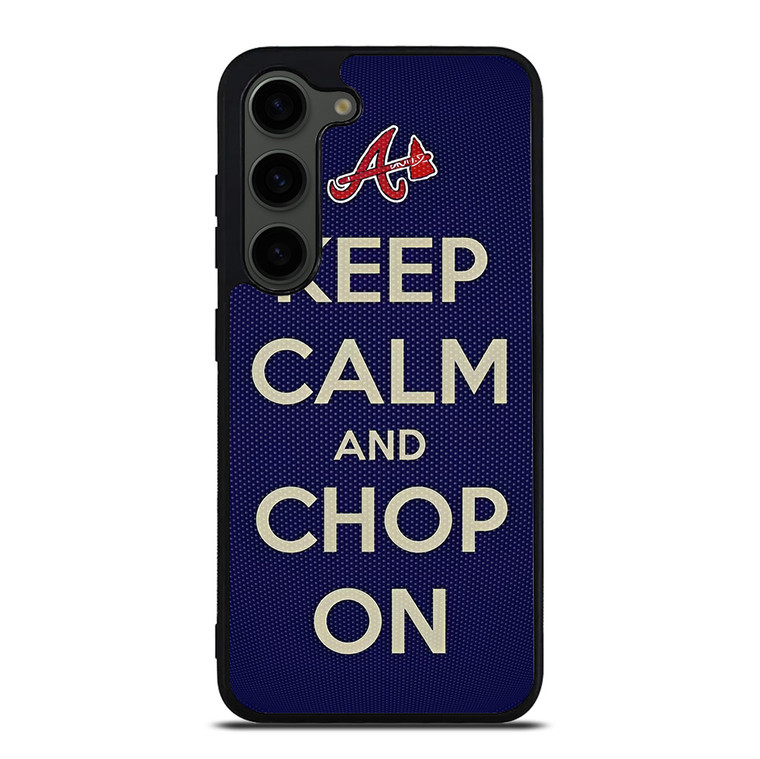 ATLANTA BRAVES CHOP ON BASEBALL Samsung Galaxy S23 Plus Case Cover