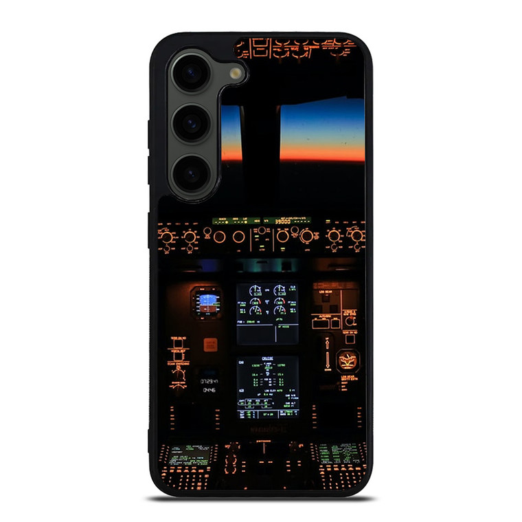 BOEING PLANE COCKPIT Samsung Galaxy S23 Plus Case Cover BOEING PLANE COCKPIT Samsung Galaxy S23 Plus Case Cover