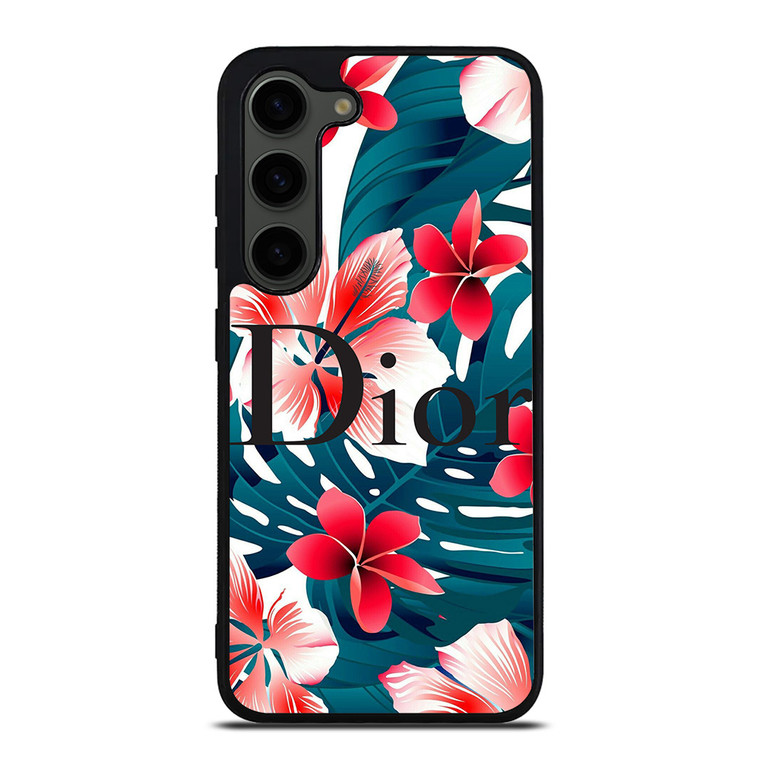 CHRISTIAN DIOR HIBISCUS FLOWER Samsung Galaxy S23 Plus Case Cover
